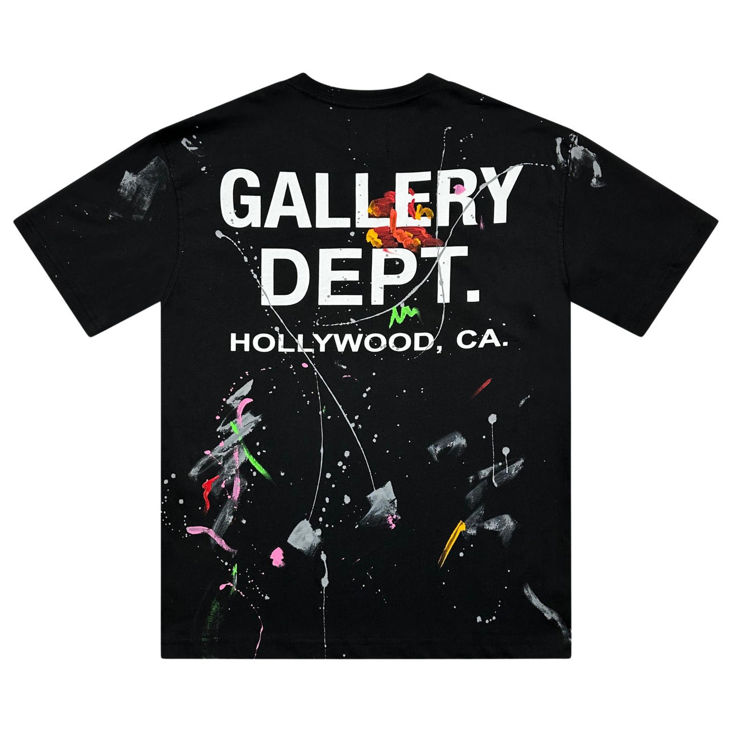 T-SHIRT GALLERY DEPT BLACK Paint