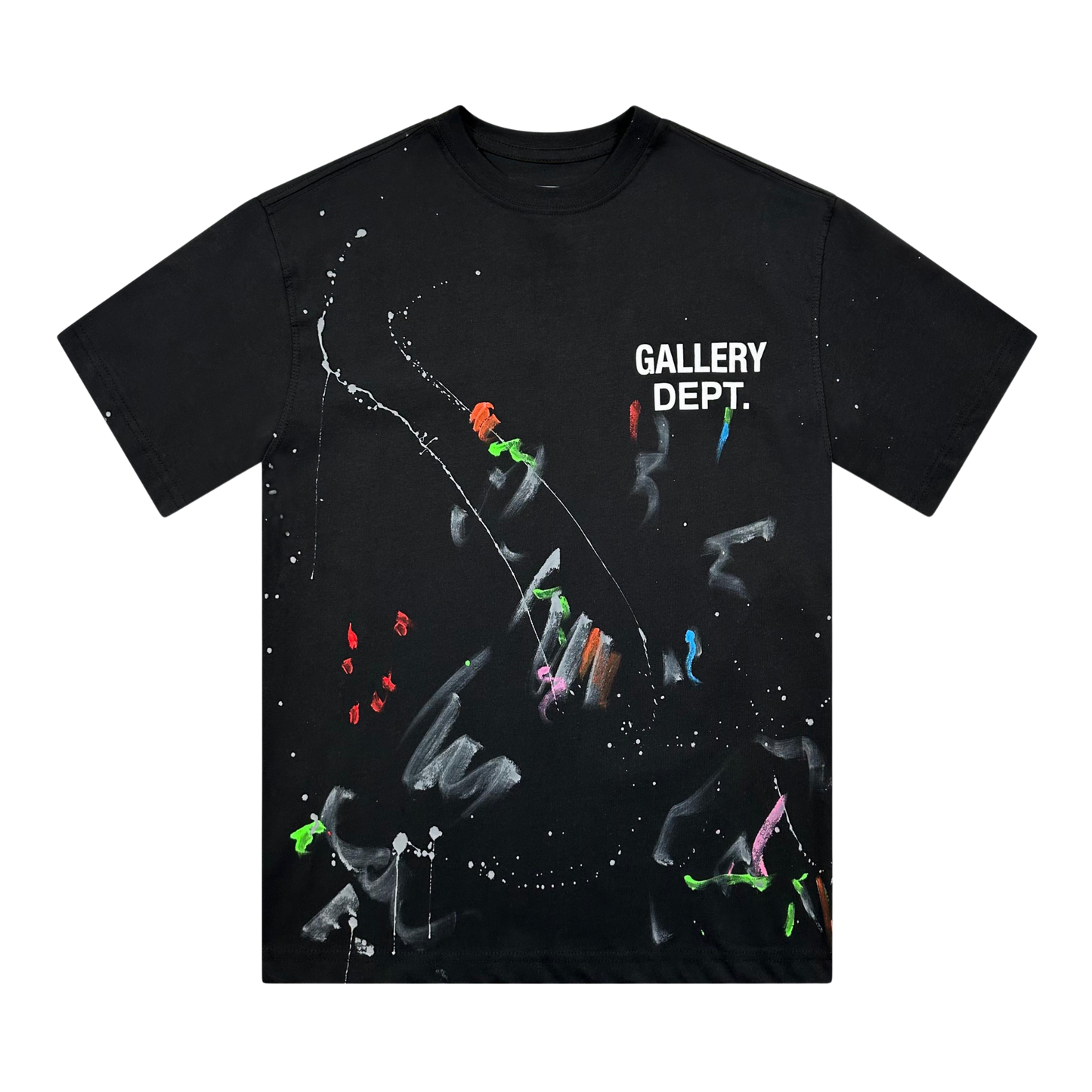 T-SHIRT GALLERY DEPT BLACK Paint